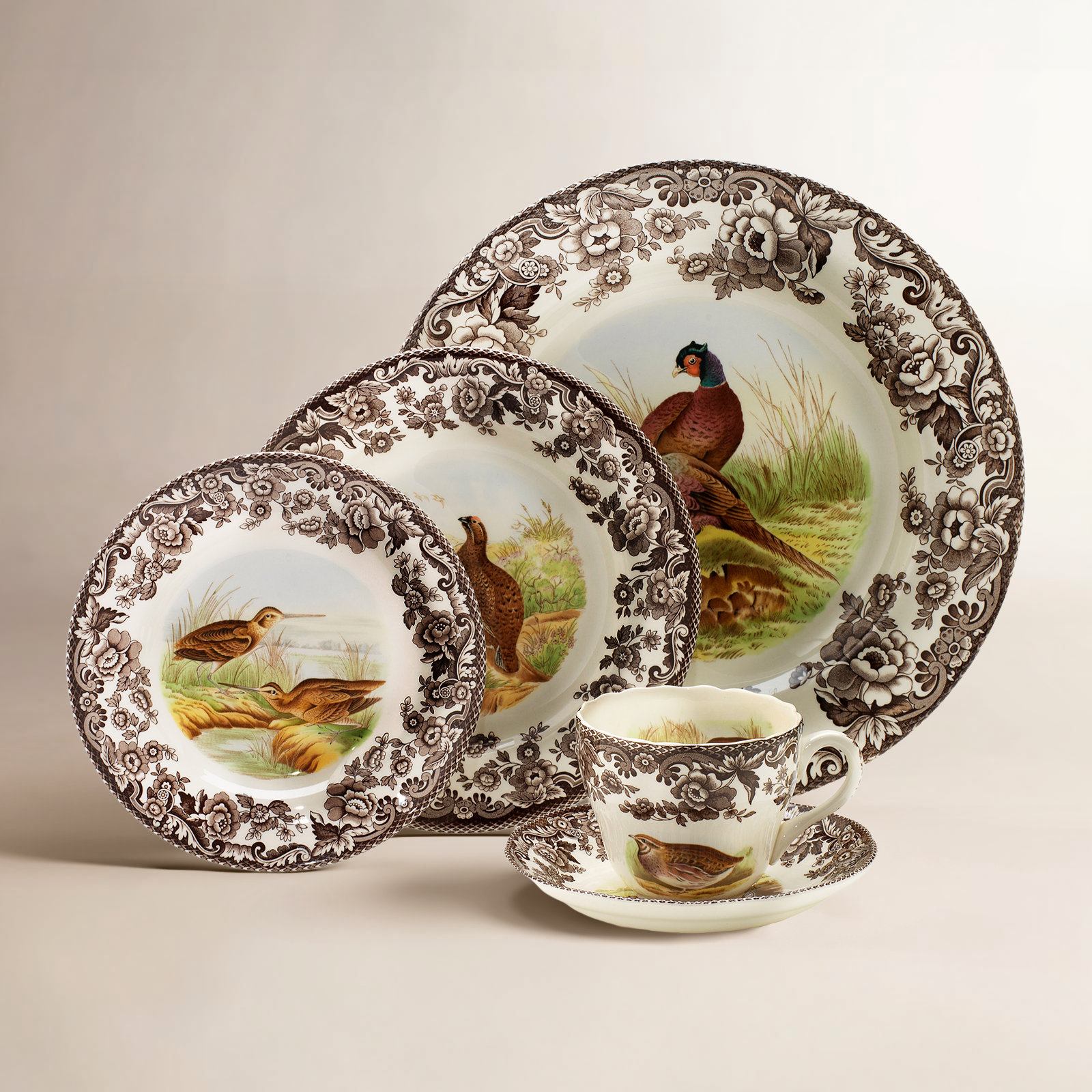 Spode+Woodland+5-Pc+Place+